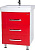 Тумба для комплекта Bellezza Рокко 80 красная напольная 3 ящика