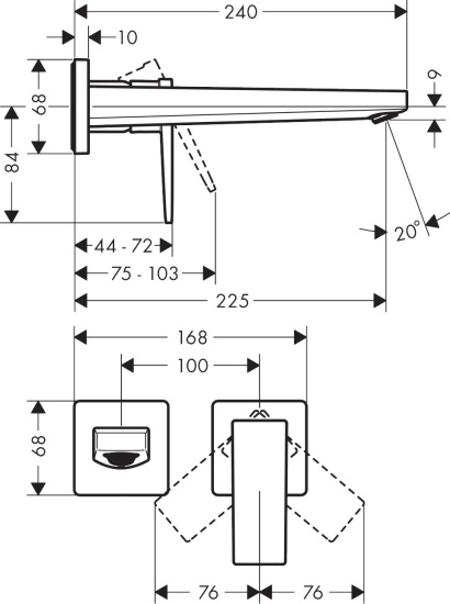 Смеситель для раковины Hansgrohe Metropol 32526700