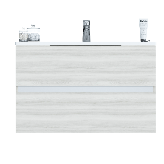 Тумба с раковиной Sanvit Кубэ-2 75 дуб