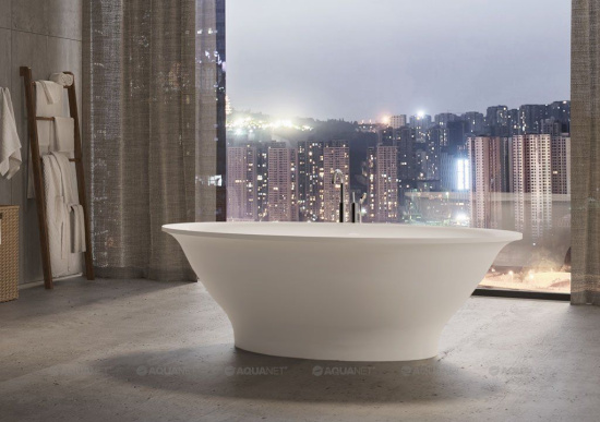 Ванна из искусственного камня Aquanet Entice V1 190x90 см. глянцевая