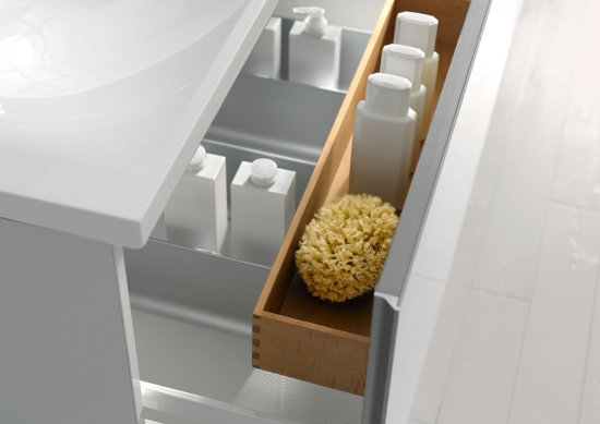 Тумба с раковиной Keuco Royal Reflex 100 белая