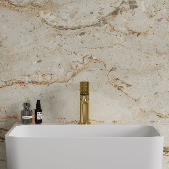 Смеситель для раковины Omnires Contour CT8010GLB золото