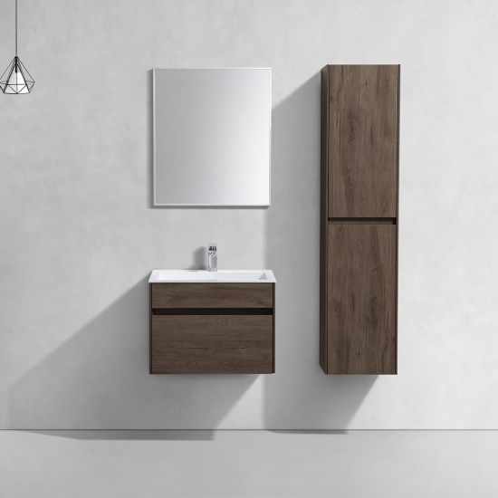 Тумба с раковиной Vincea Chiara 60 темный дуб