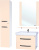 Тумба под раковину Bellezza Рокко 80 подвесная бежевая 2 ящика Тумба под раковину Bellezza Рокко 80 подвесная бежевая 2 ящика