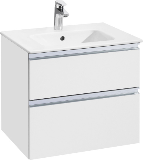 Мебель для ванной Roca The Gap 60 2 ящика, белый глянец