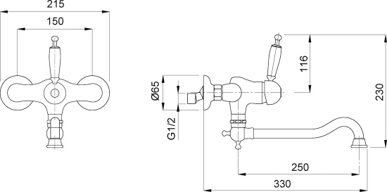 Смеситель для кухни Migliore Oxford ML.CUC-6340.BI.DO золото