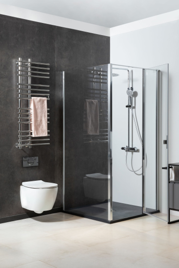 Душевой уголок Allen Brau Priority 90x90 профиль хром