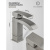 Смеситель для раковины Filarete Waterfall FL5010NK, никель Смеситель для раковины Filarete Waterfall FL5010NK, никель