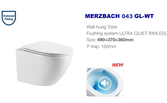 Подвесной унитаз WeltWasser SK Merzbach 043 MT-WT