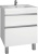 Тумба с раковиной Dreja Grace Plus 60 с опорами, белый глянец