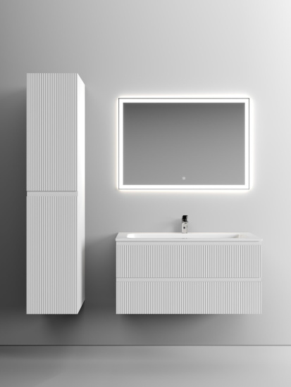 Тумба с раковиной Sancos Snob T 100 Bianco SNT100W, подвесная