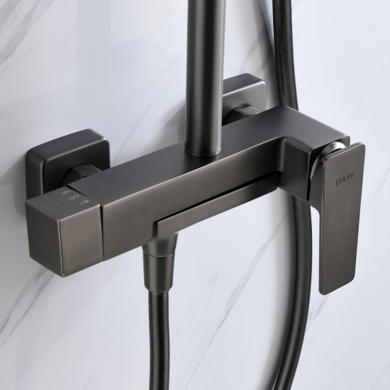 Душевая стойка Black&White Universe 8500MG