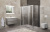 Душевой уголок BelBagno Unique-AH-21-150/180-80-C-Cr