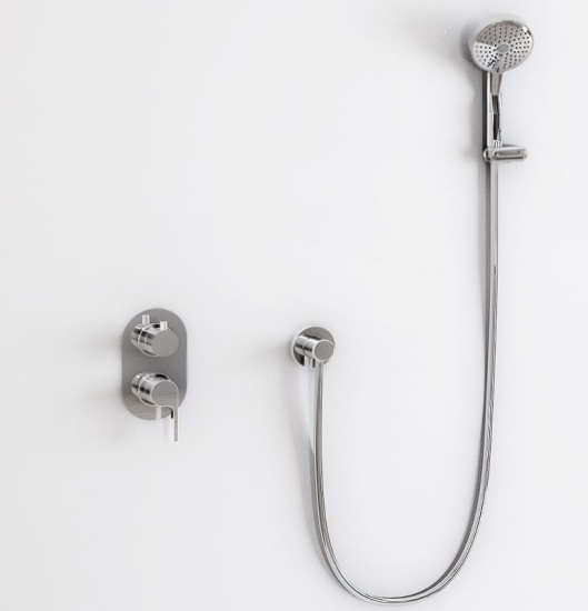 Смеситель для ванны Webert DoReMi DR860101560 с внутренней частью, черный матовый