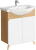 Тумба с раковиной Aqwella Basic 75 дуб золотой