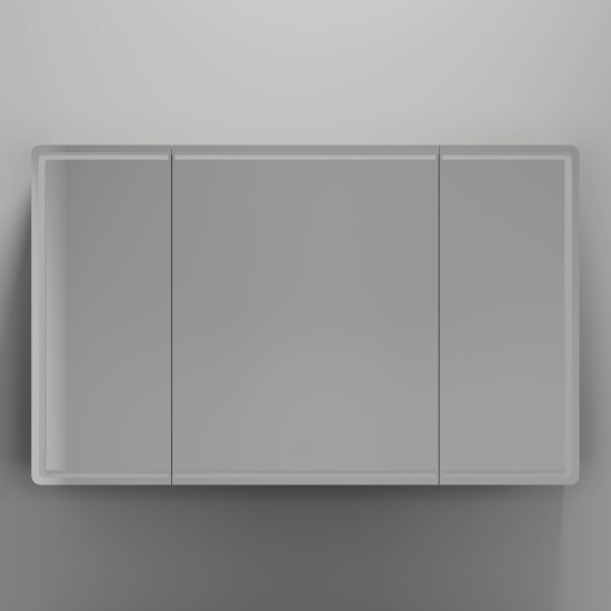 Зеркало-шкаф Sancos Mirror 120 дуб галифакс натуральный, с LED подсветкой