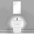 Мебель для ванной BelBagno Piramide 65 bianco lucido