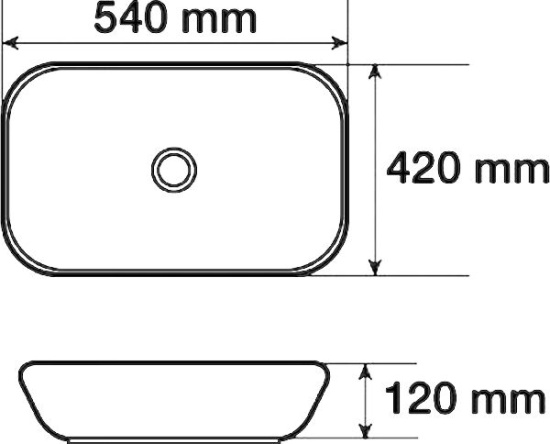 Накладная раковина Melana 805-78102