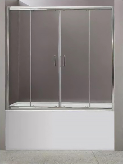 Шторка на ванну BelBagno Uno VF 2 170/145 C Cr