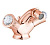 Смеситель для биде Fiore Venere Sky Swarovski® 13OO0632, золото