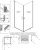 Душевой уголок Radaway Nes Black KDD I 100x90
