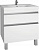 Тумба с раковиной Dreja Grace Plus 70 с опорами, белый глянец
