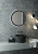 Зеркало круглое Stworki Гринстед 60 черное, с подсветкой
