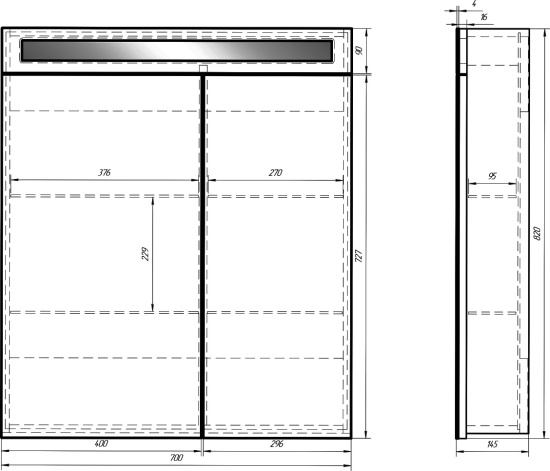 Мебель для ванной Dreja.Eco Q 70 белая