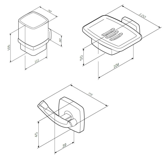 Мебель для ванной AM.PM Gem S BK91GC