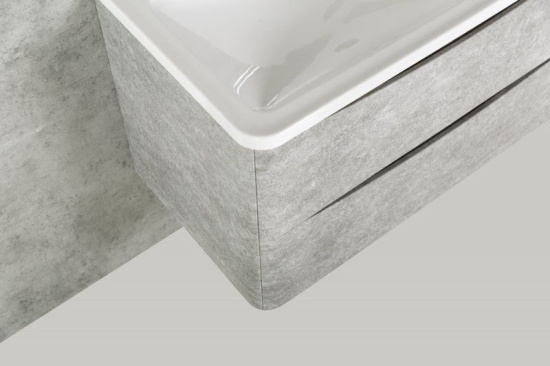 Мебель для ванной BelBagno Acqua 100 подвесная, cemento verona grigio