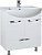 Тумба под раковину Bellezza Альфа 55 белая с нижним ящиком