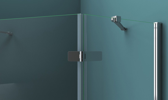 Душевой уголок BelBagno Kraft P-1-100-C-Cr L