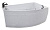 Акриловая ванна Triton Бэлла 140х75 см L с гидромассажем