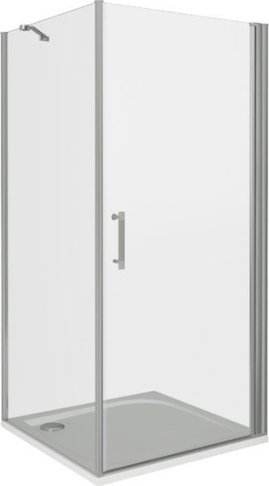 Душевой уголок Good Door Mokka DR+SP 80х80х185 см