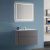 Мебель для ванной Villeroy & Boch Finion 80 anthracite matt lacquer, с настенным освещением