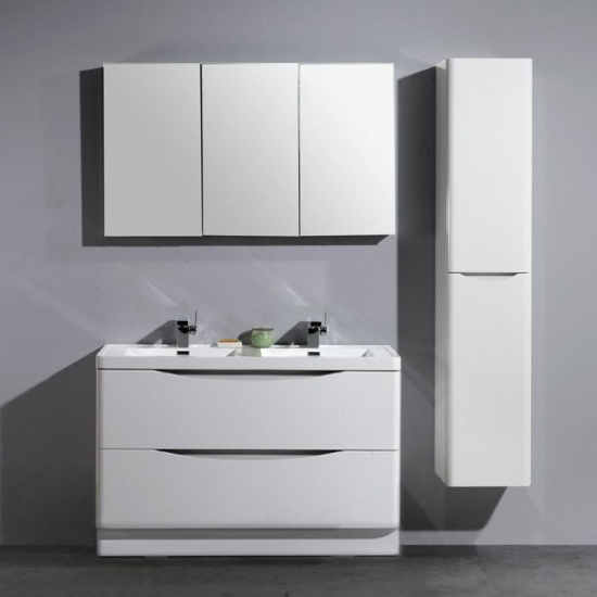 Тумба под раковину BelBagno Ancona-N 120 bianco lucido напольная
