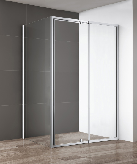 Душевая дверь в нишу Cezares Variante B 1 130/140 C Cr