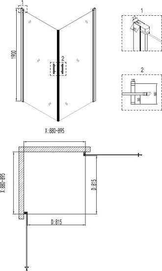 Душевое ограждение Niagara Nova NG-6603-08
