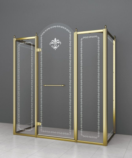 Душевой уголок Cezares Retro-AH-14-150/90-CP-Cr-L