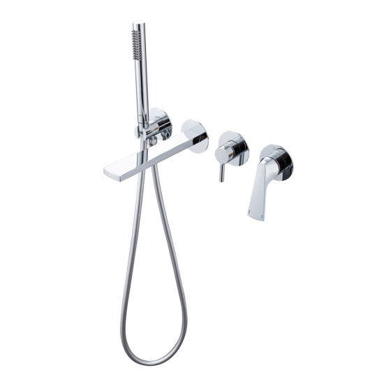 Смеситель для ванны Raglo R07.32 встраиваемый, хром