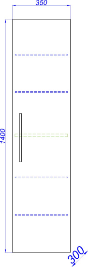 Пенал Aqwella Allegro 35