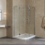 Душевой уголок Vegas Glass AFS-F Lux 120*80 08 01 R профиль глянцевый хром, стекло прозрачное
