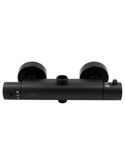 Душевая стойка Fiore Kevon Black Matt 44NN0932 термостат, черная