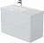 Тумба с раковиной Aquanet Nova Lite 2.0 100 L 2 ящика, белый глянец