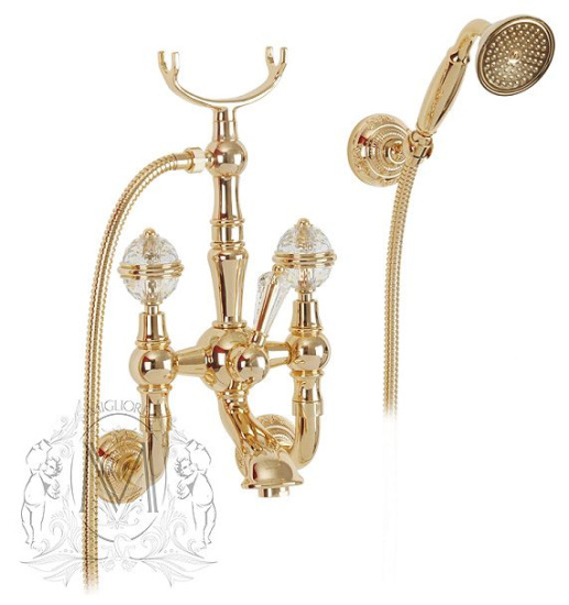 Смеситель для ванны Migliore Cristalia Swarovski ML.CRS-3702 Do