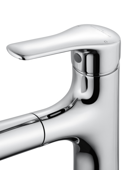 Смеситель для раковины Wonzon & Woghand WW-AE4151-CR с выдвижным изливом