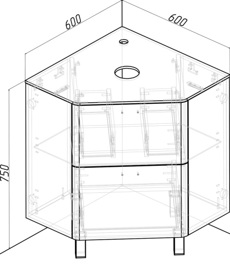 Тумба с раковиной Stworki Лунд 60 белая, Rotenburg 40 черная