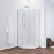 Душевой уголок Vegas Glass AFA-Pen 90 01 01 L профиль белый, стекло прозрачное