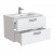 Тумба с раковиной Iddis Brick 80 подвесная белая