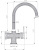 Смеситель для кухни Zorg Antic A 51 KF-BR